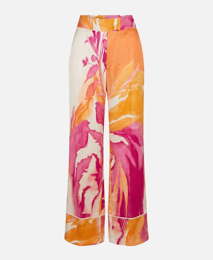 Calça fluída estampada SCRIPTA
