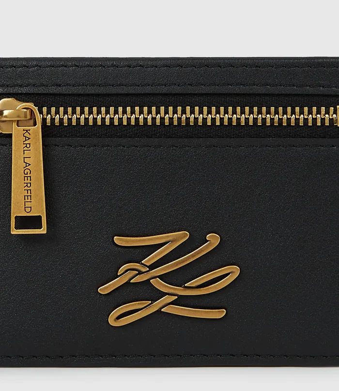 Carteira de autógrafo com zíper KARL LAGERFIELD