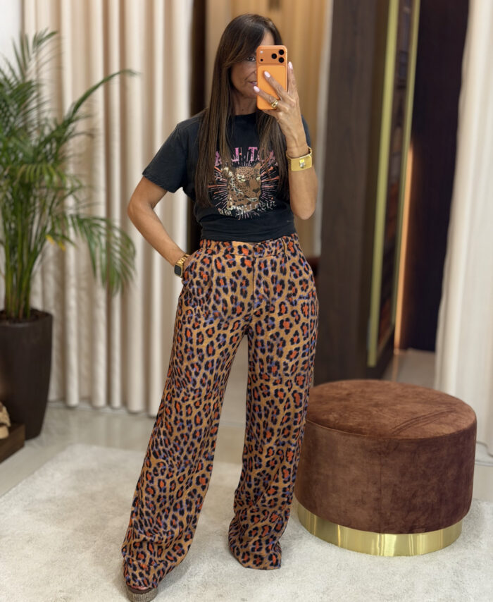 Calça Animal Print LOLA CASADEMUNT