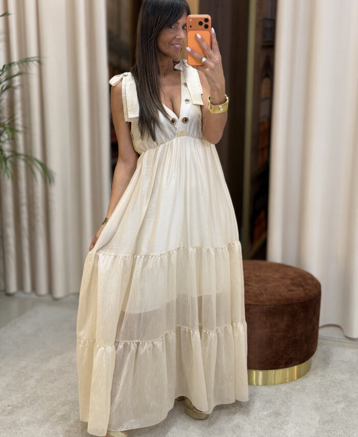 Vestido romântico Gil Santucci