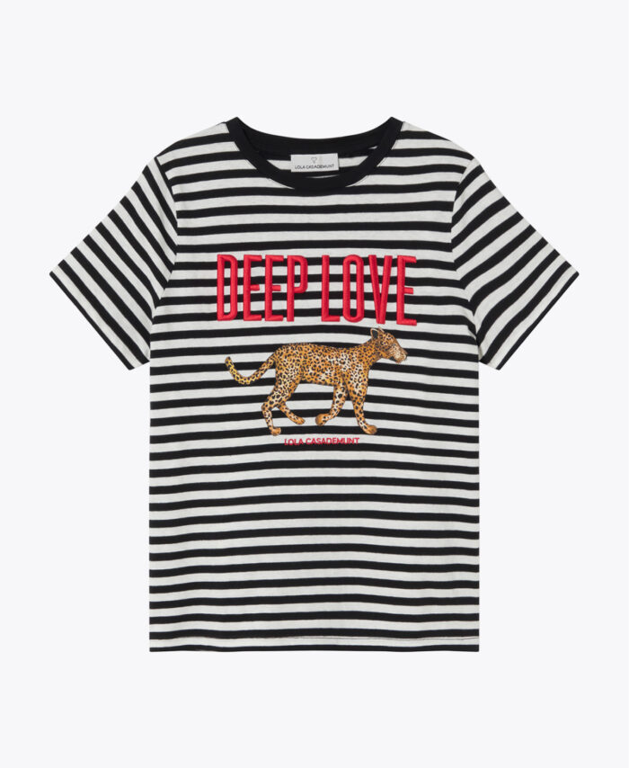 T-shirt listrada Deep Love LOLA CASADEMUNT
