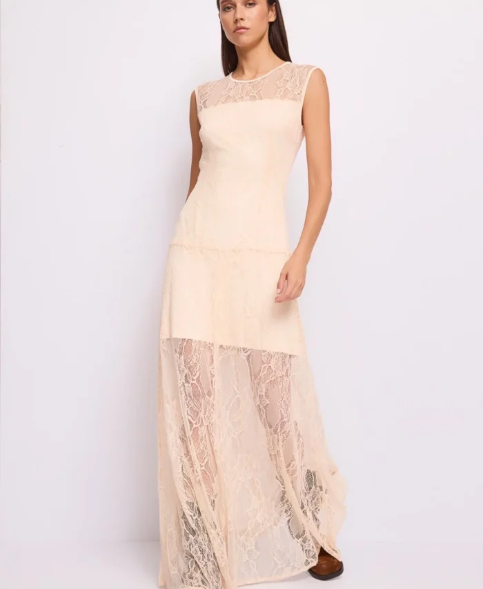 Vestido de renda de algodão GAUDI