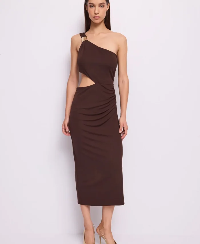 Vestido com detalhes recortados GAUDI