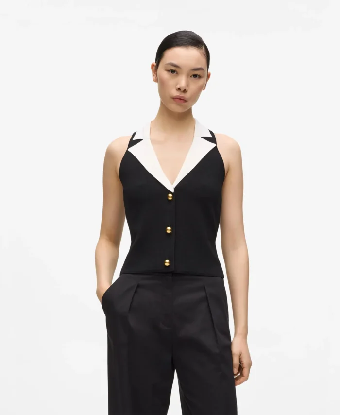 Top de malha sob medida KARL LAGERFELD