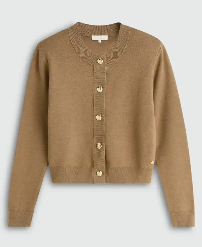 Cardigan de malha com ombreiras JOSH V