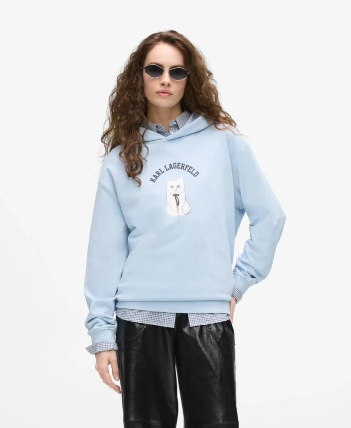 Sweatshirt oversize com capuz KARL LAGERFELD