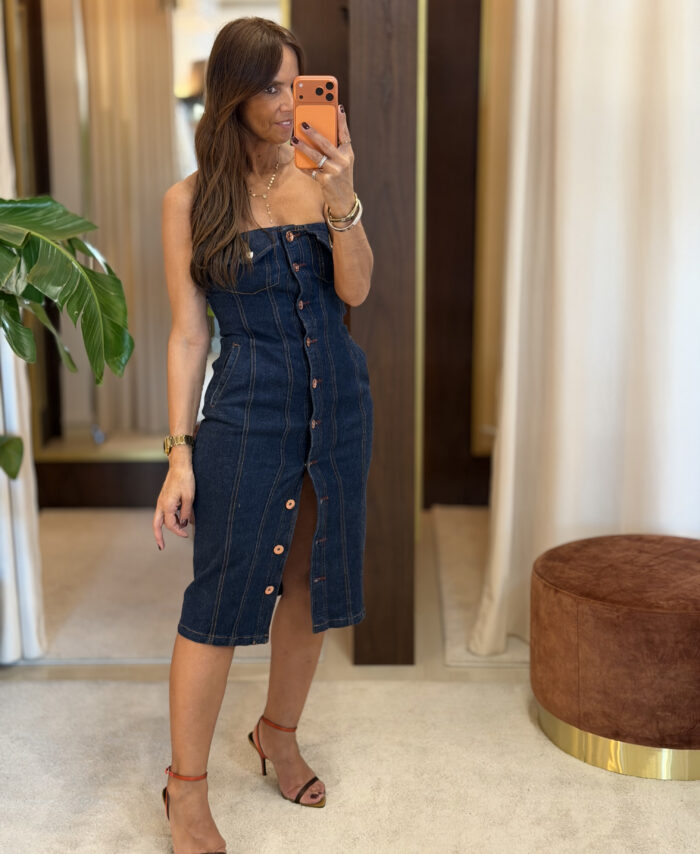 Vestido de ganga