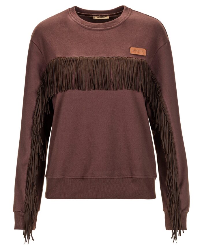 Sweatshirt com franjas BAMBURI