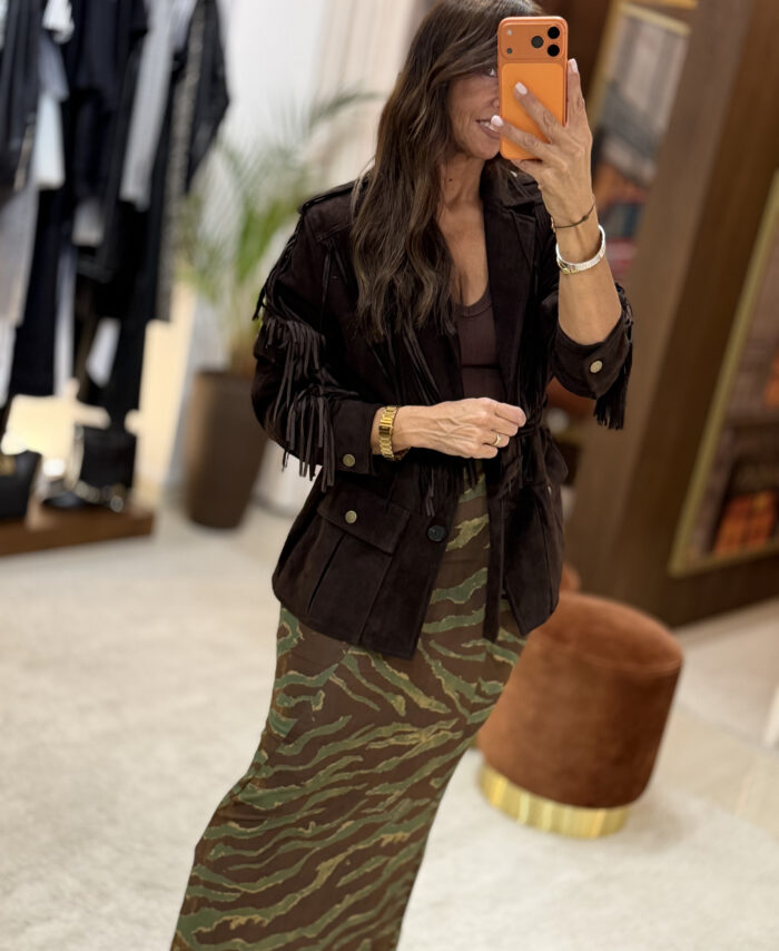 Blazer com corte estruturado