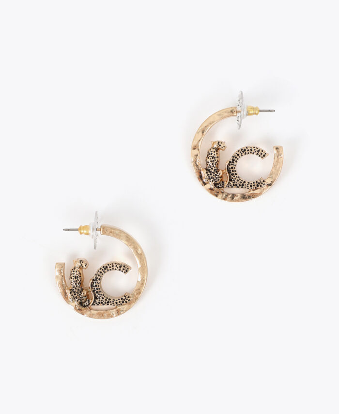 Brincos de argola personalizados texturizado LOLA CASADEMUNT