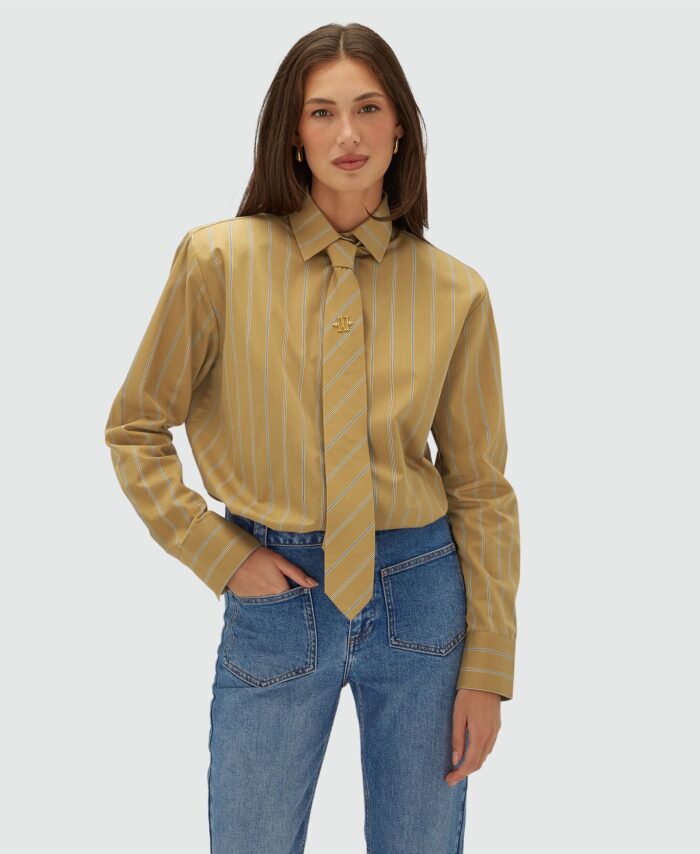 Camisa oversized às riscas JOSH V