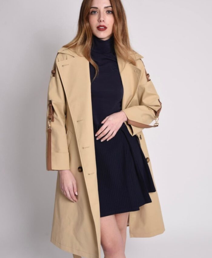 Casaco trench com tiras HIGHLY PREPPY