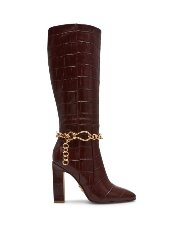 Botas Act-One Brown Croco STEVE MADDEN — vista 1
