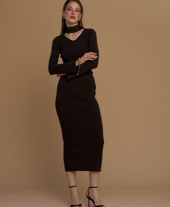Conjunto de camisola e saia midi NOSECRETS